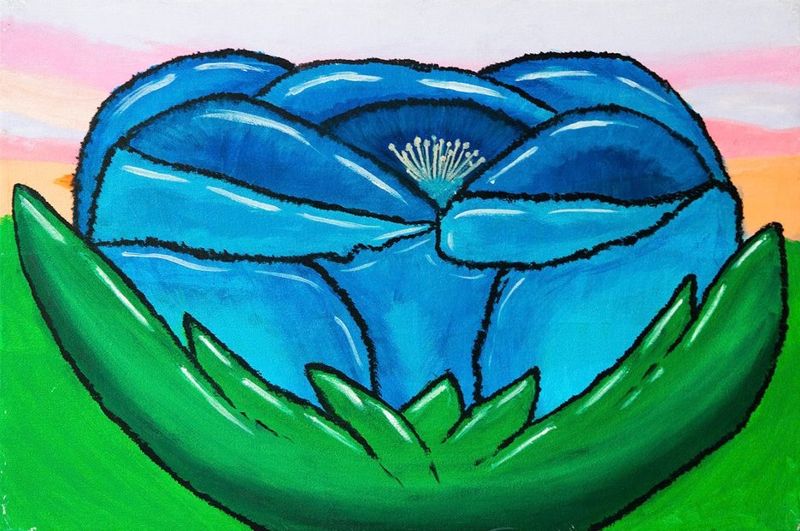 Blue Bloom by Kate
