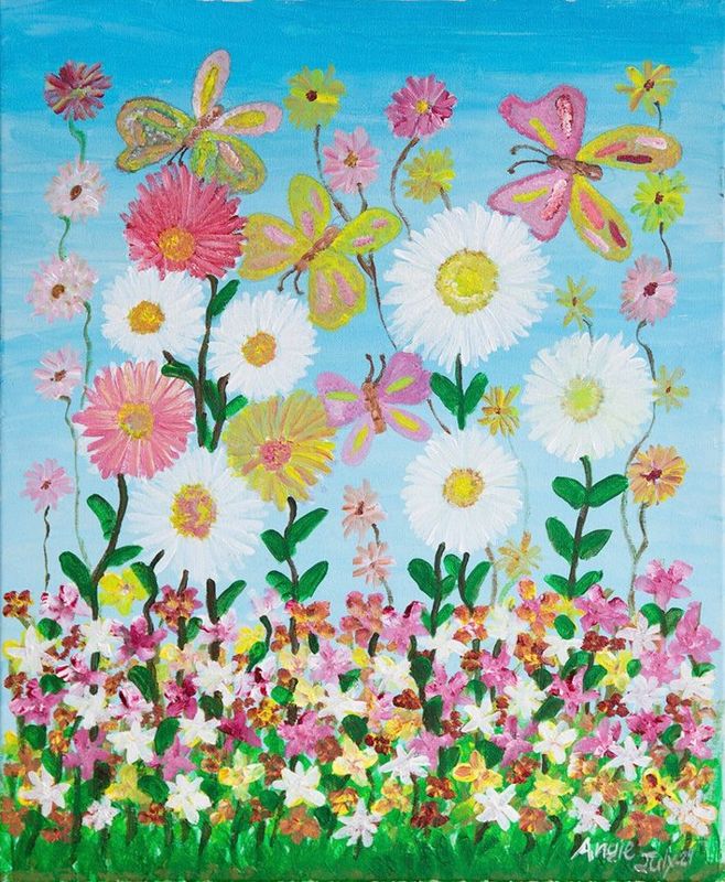 Garden of Flowers by Angie