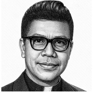 Portrait of Fr. Francisco G. Reyes, OFM